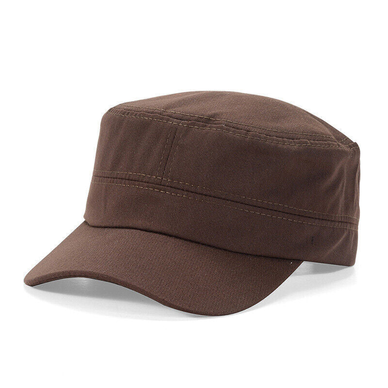 Army Plain Hat Classic Cadet Field Military Cap Style Patrol Baseball Adjustable – Compatible with Patrol