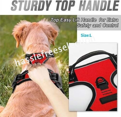 Adjustable No-pull Outdoor Harness Vest S-XL Front Range Mesh Puppy Dog Pet