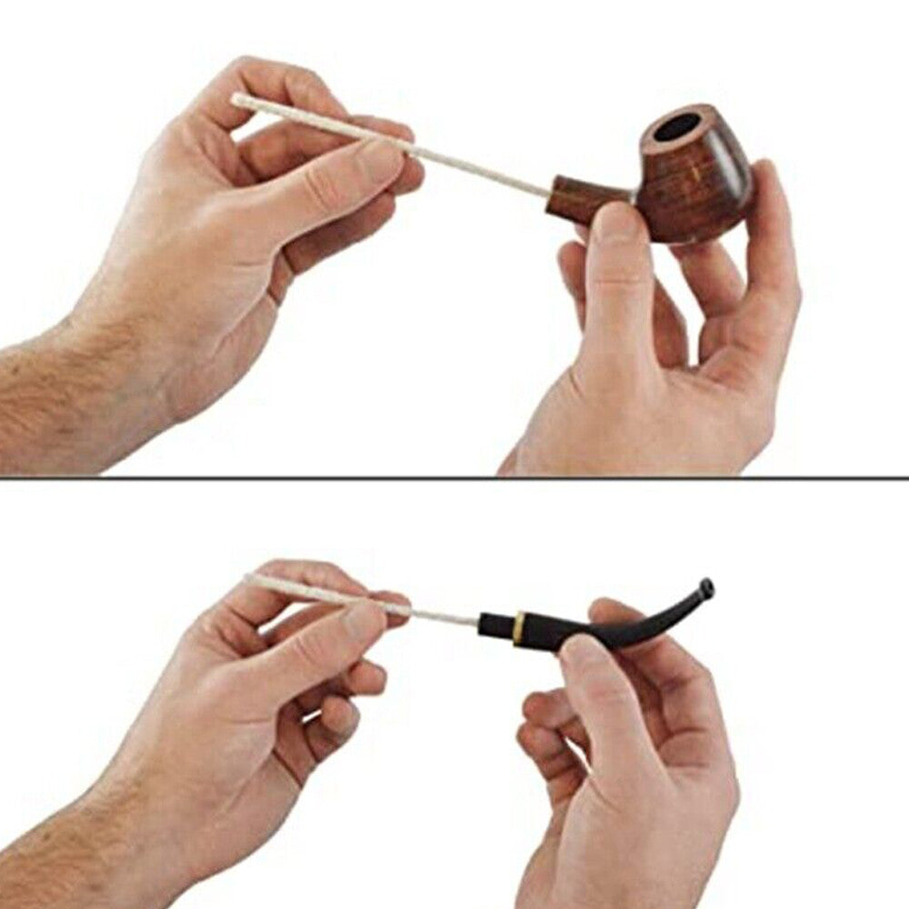 200pcs Smoking Pipe Cleaners Blend Cotton Rods Tobacco Mouthpiece Disposable