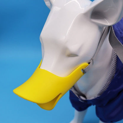 Duck Dog Mouth Muzzle TPR Pet Mouth Cover Portable Dog Mask  Pet