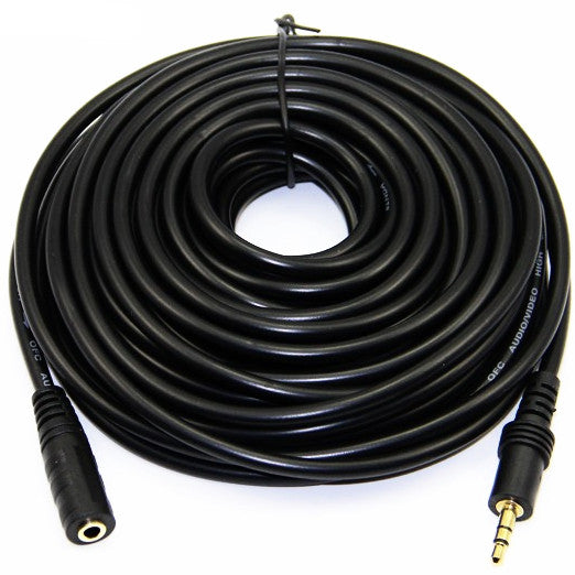 Male to Female 3.5mm AUX Audio MP3 Headphone Stereo Extension Cable Cord Lead