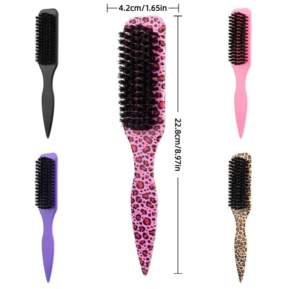 Slick Back Hair Brush Unisex Backcombing Hair Styling  Brush  Thick/Fine Hair