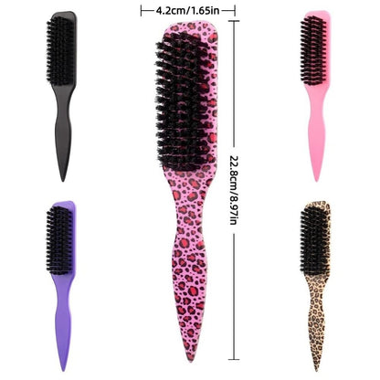 Slick Back Hair Brush Unisex Backcombing Hair Styling  Brush  Thick/Fine Hair