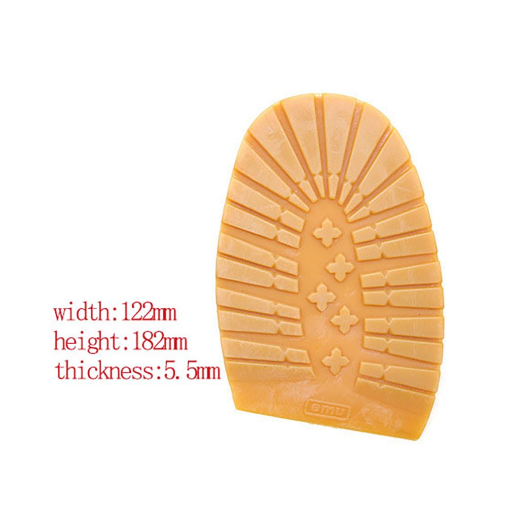 1 Pair Self-Adhesive Rubber Shoe Pieces Non-Slip Repair Materials