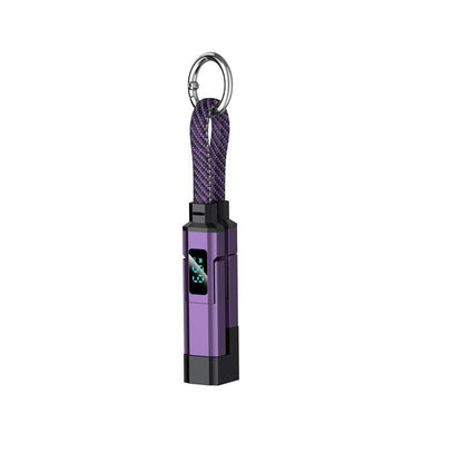 65W 4 in 1 Digital Display Super Fast Charging Keychain Data Cable Intelligent D