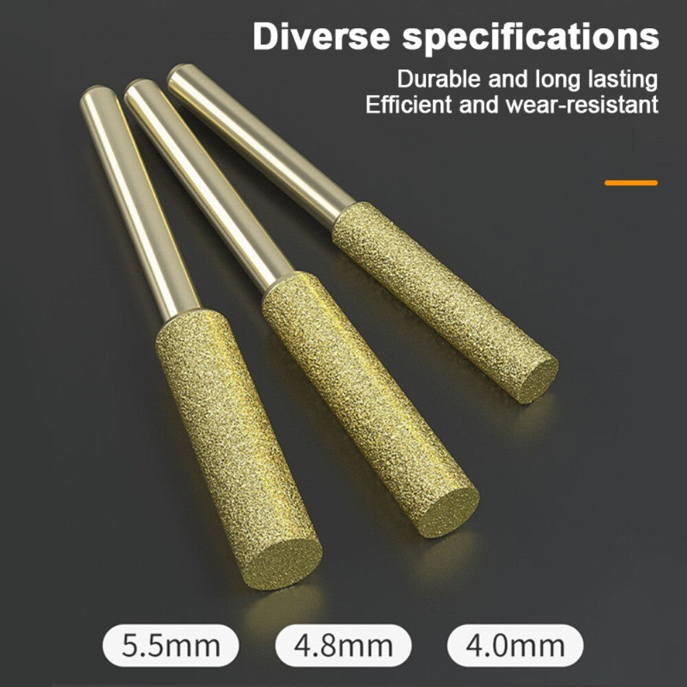 Diamond Coated Chainsaw Sharpener Grinding Stone Carving  Tools Sharpening Tool