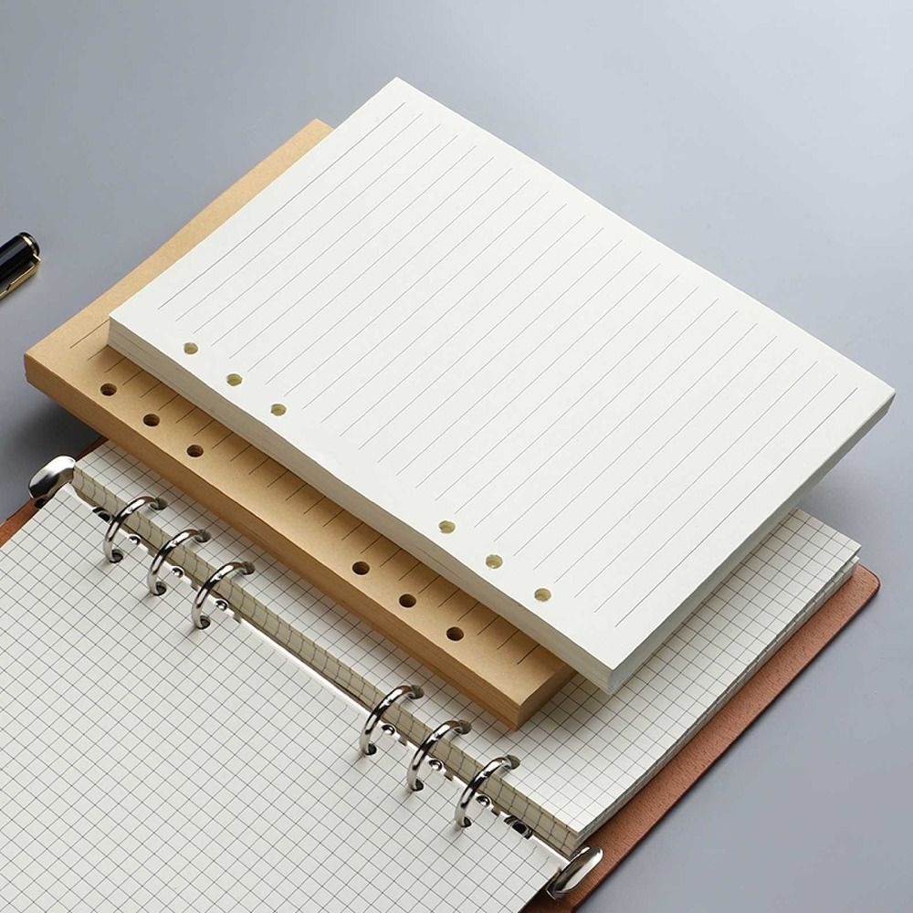 80Sheets A5/A6/A7 Notebook Refill Paper 6-hole Binder Inner Page  Students