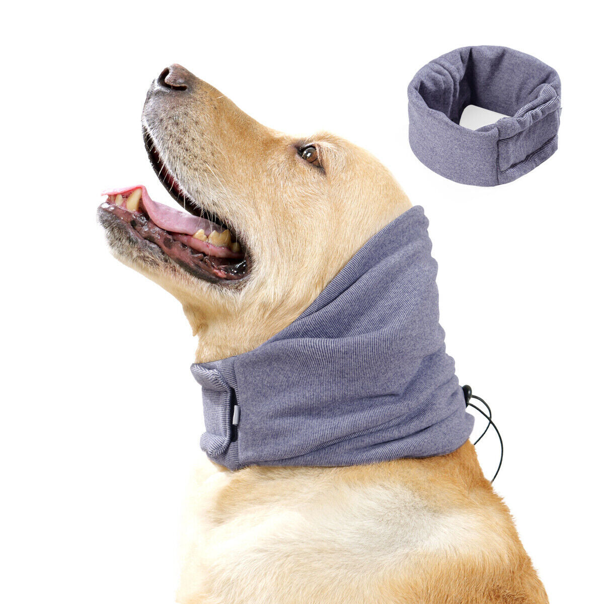 Pet Dog Cat Grooming Ear Cover Noise Reducing Calming Earmuffs Winter Hood Warm