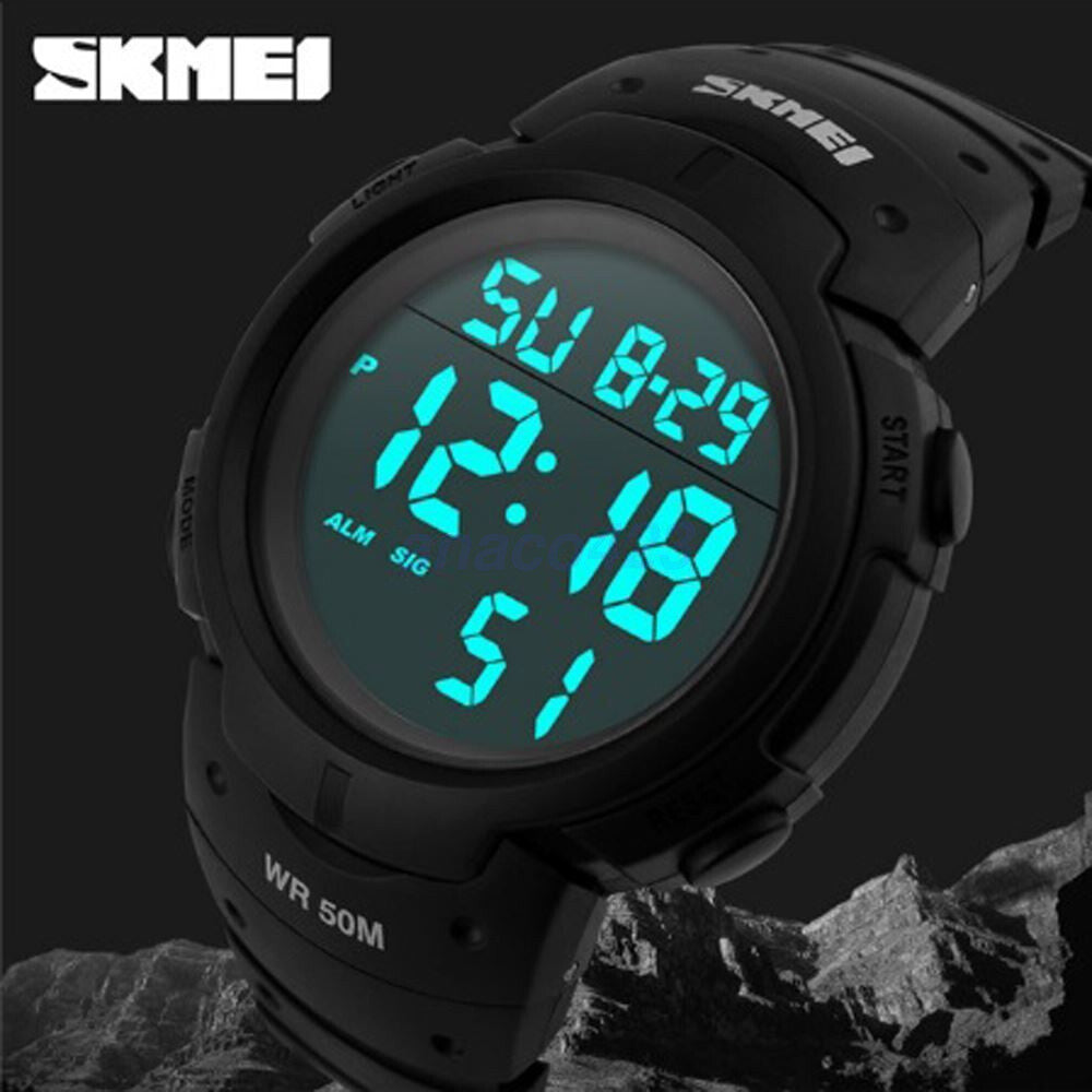 AU NEW Skmei Extra Large Display Digital Watch Sports Stopwatch Electronic Gift