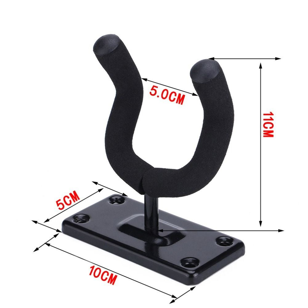 Wall Mount Guitar Hook Non-slip Ukulele Hanger Guitar Display Rack  Bass