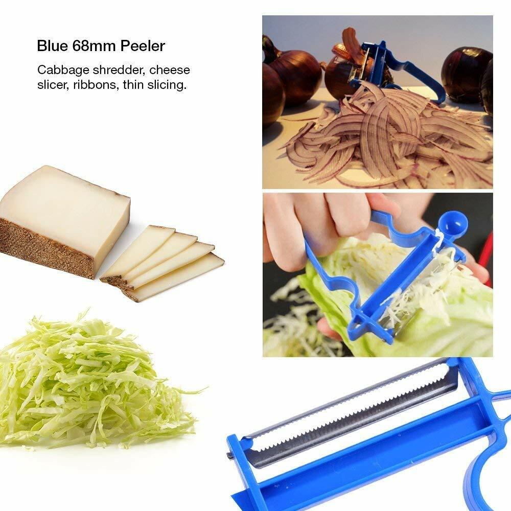3Pcs Vegetable Peeler Slicer Shredder Peeler Julienne Strips Cutter Fruit Tool