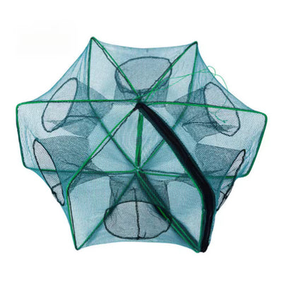 Fishing Net Fish Crab Yabbie Minnow Crawfish Shrimp Cage Net Foldable Fishing