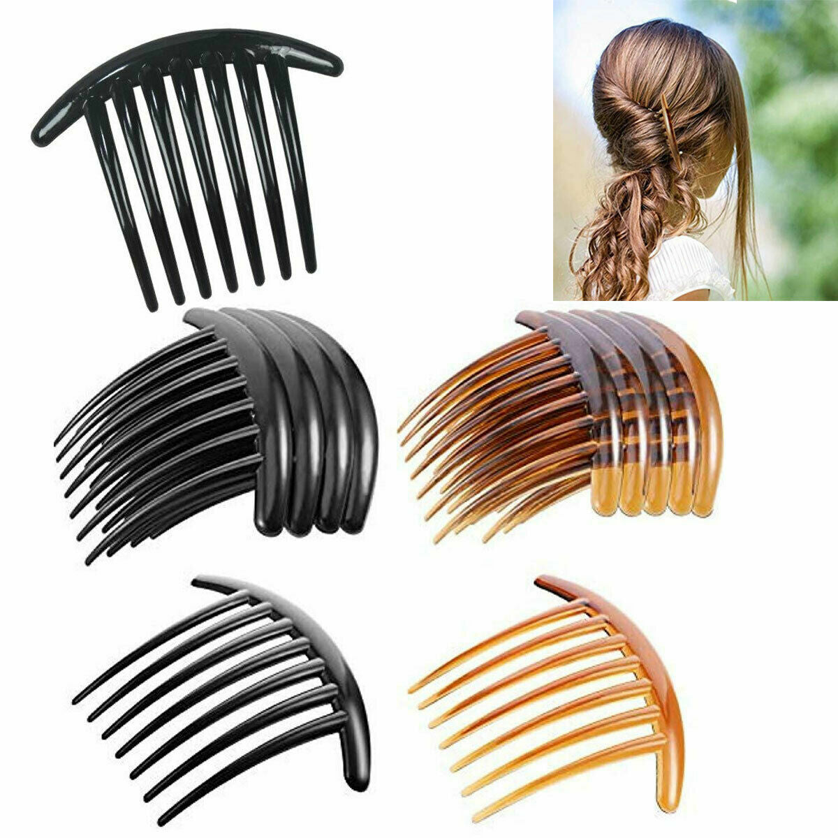 Women long Comb Hair comb Pin French Twist Magic DIY Lady Fashion Styling Clip