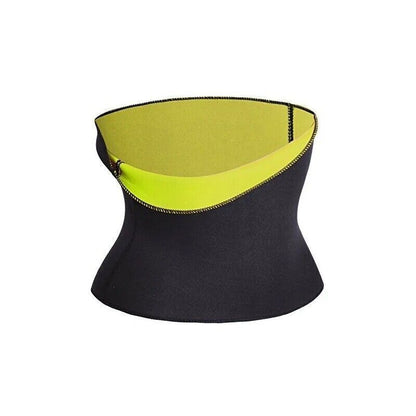 Hot Fit Body Shaper Slimming Belt Waist Trainer Tummy Trimmer Sweat Fat Burn OZ