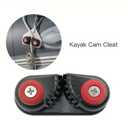 Aluminum Cam Cleat 2PCS Ball Bearing Fast Entry Boat Marine Sailing Rope Guide