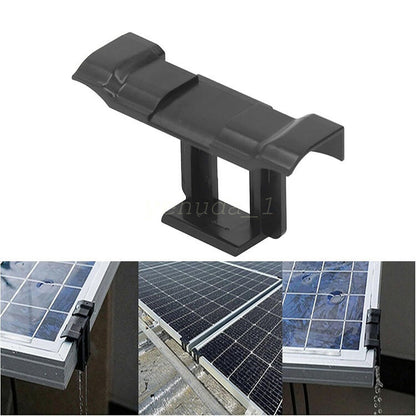 10/20PCS Solar Panel Water Drainage Clips PV Modules Cleaning Clips Water Drain