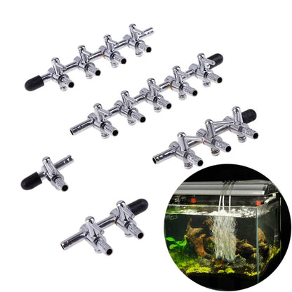 1 2 3 4 5 Way Fish Tank Air Line Divider Aquarium Flow Splitter  Tube 4mm