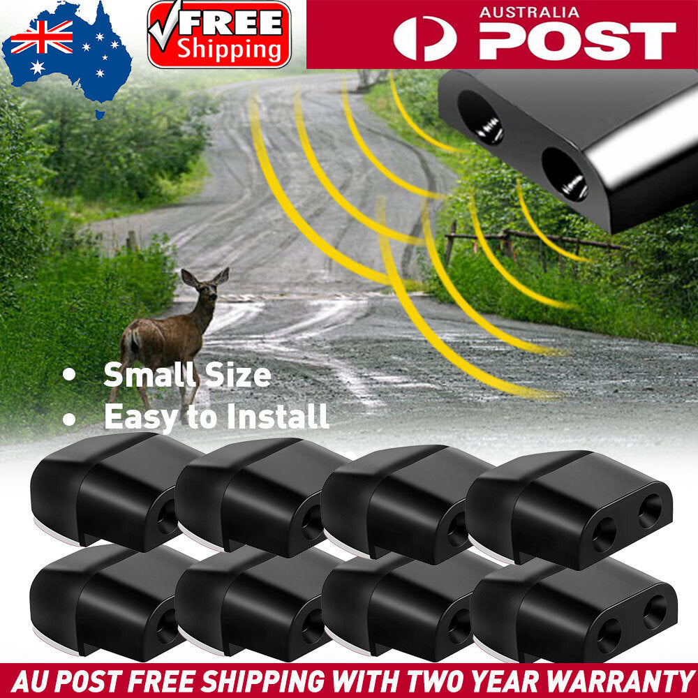 8Pcs Hidden Sonic Animal Repeller Whistle Roo Kangaroo Deer 8WD Car Truck