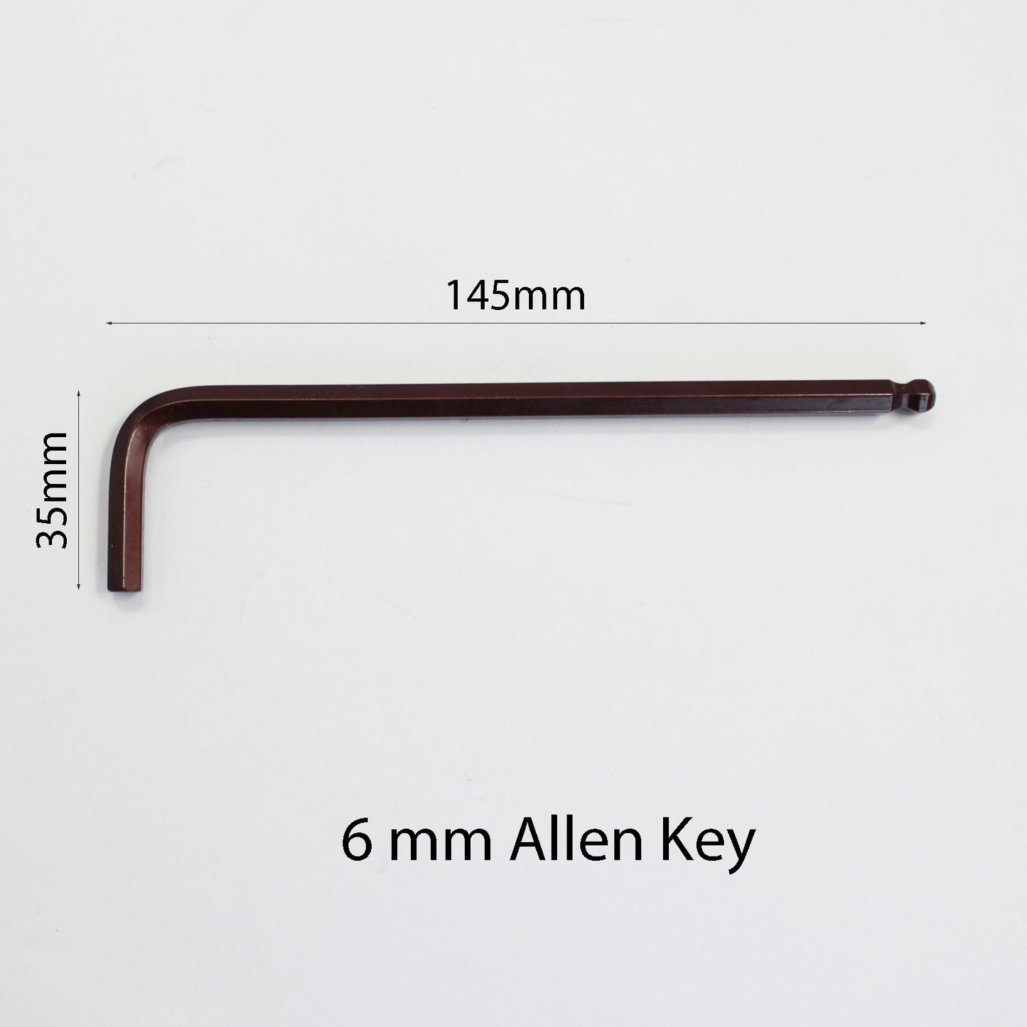 Tool Allen Key Size Ball End 4mm 5mm 6mm Hex Key Long Arm Ball Point