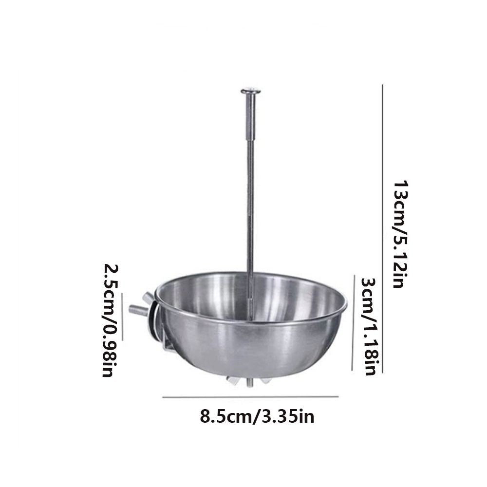 Large Capacity Bird Food Holder Splash-Proof Vegetable Skewer  Small Parrot