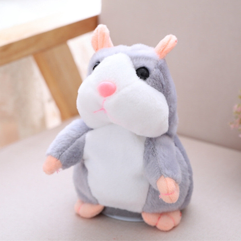 Talking Hamster Chat Mimicry Pet Record hamster Doll Xmas Plush Toy Nod Mouse