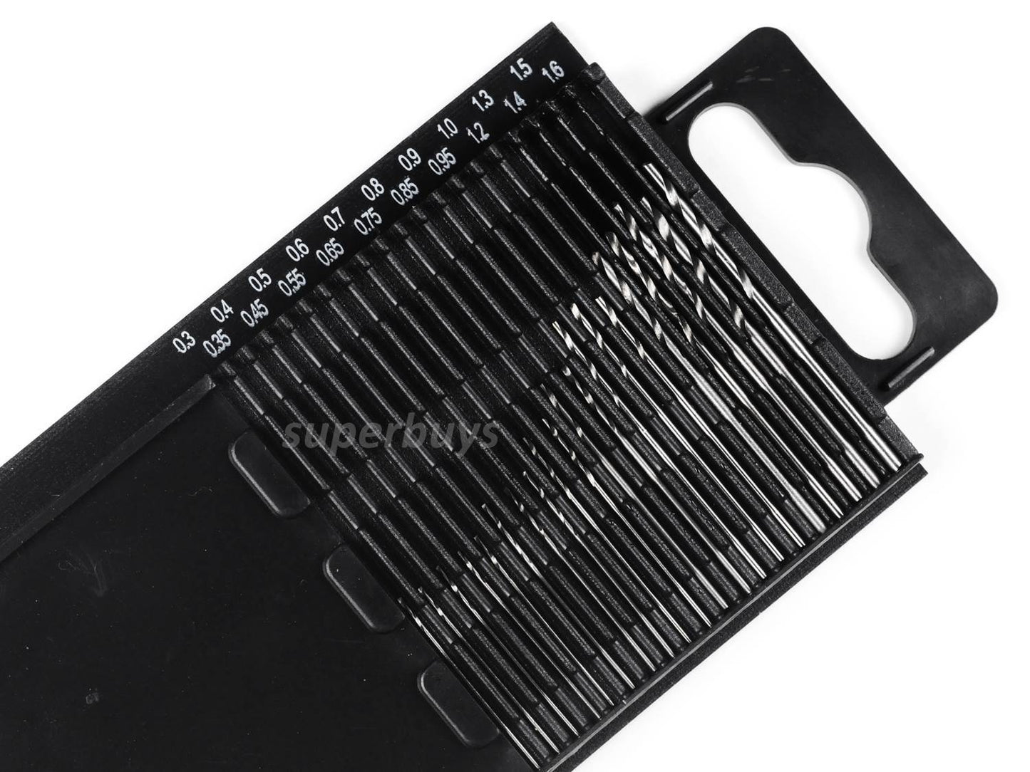 20pcs 0.3mm - 1.6mm HSS Twist Drill Bit Model Straight Tiny Mini Micro Kit Tools