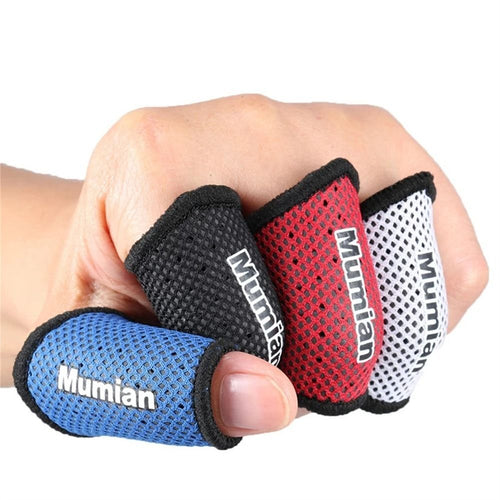 Elastic Finger Sleeve Finger Support Band Breathable Finger Protection Guard AU～