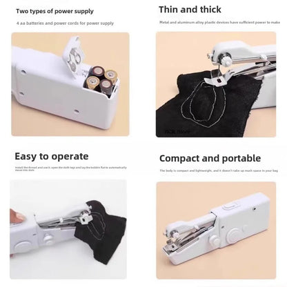 Mini Electric Hand Sewing Machine Portable Sewing Quick Sewing Tool Home DIY