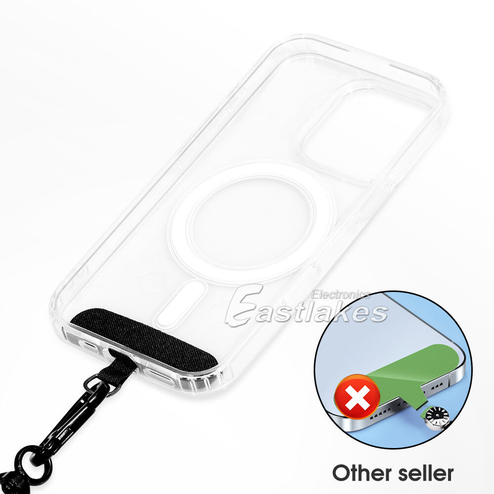120CM Adjustable Hanging Neck Strap Mobile Phone Lanyard With Free Patch Clip OZ