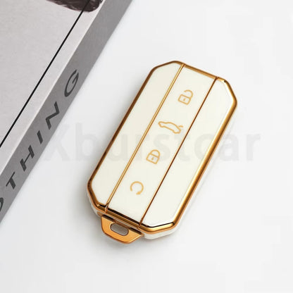 TPU Car Key Case Cover for Chery Jaecoo 5 J5 Smart Key Shell Keychain Set