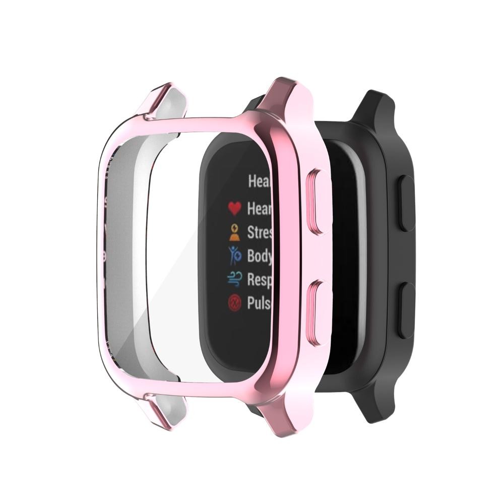 Watch Case Cover Screen Protector Plating TPU Protective Compatible with Garmin Venu SQ