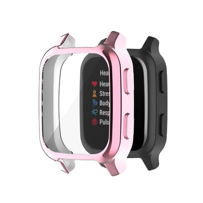 Watch Case Cover Screen Protector Plating TPU Protective Compatible with Garmin Venu SQ