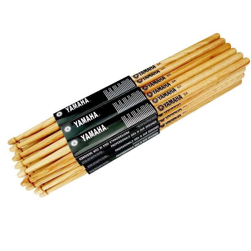 2 Pairs 5A/7A Walnut Wood Lightweight Music Band Oval Tip Drumsticks Drum Sticks
