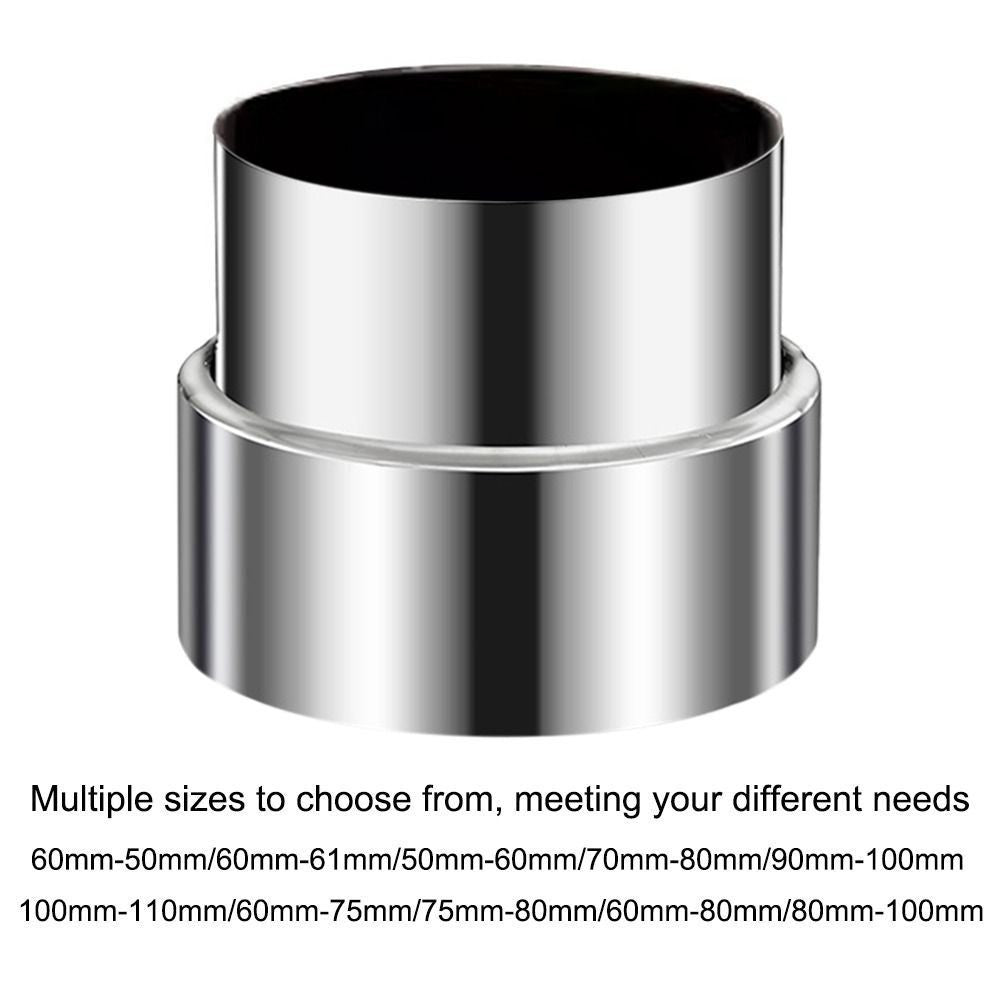 Stainless Steel Exhaust Pipe Reducer Adapter Pipeline Variable Diameter Joint