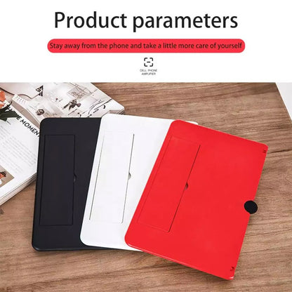 10Inch Folding Amplifier Stand Screen Magnifier 3D Adjustable Mobile Phone HD