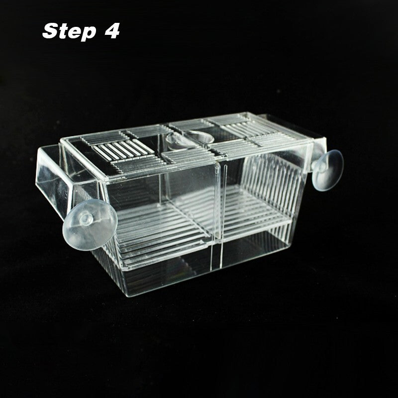 Large Breeding Aquarium Fish Tank Guppy Hatchery Breeder Rearing Isolation Box