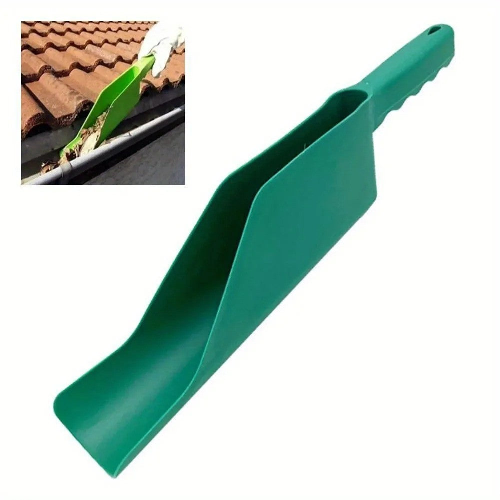 Gutter Roof Cleaning Tool Hook Shovel Scoop Leaves Dirt Remove Home Cleaner