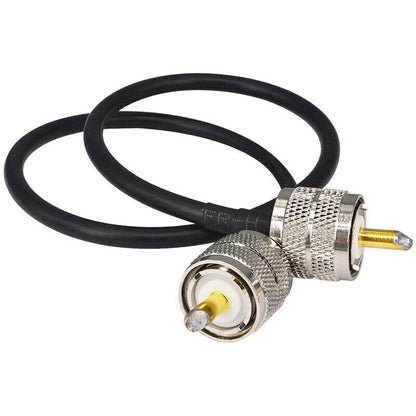 Pack of 2 CB Radio Antenna Cable 50Cm PL259 UHF Male to Male RG58 Coaxial Patch