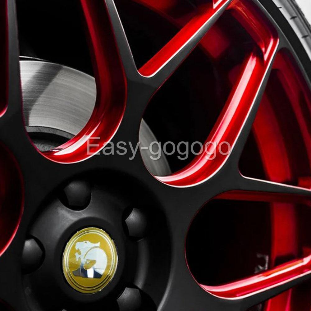 For HSV WheeI Centre Caps 60mm Silver Yellow VT VY VZ VE VF GTS R8 Commodore AUO