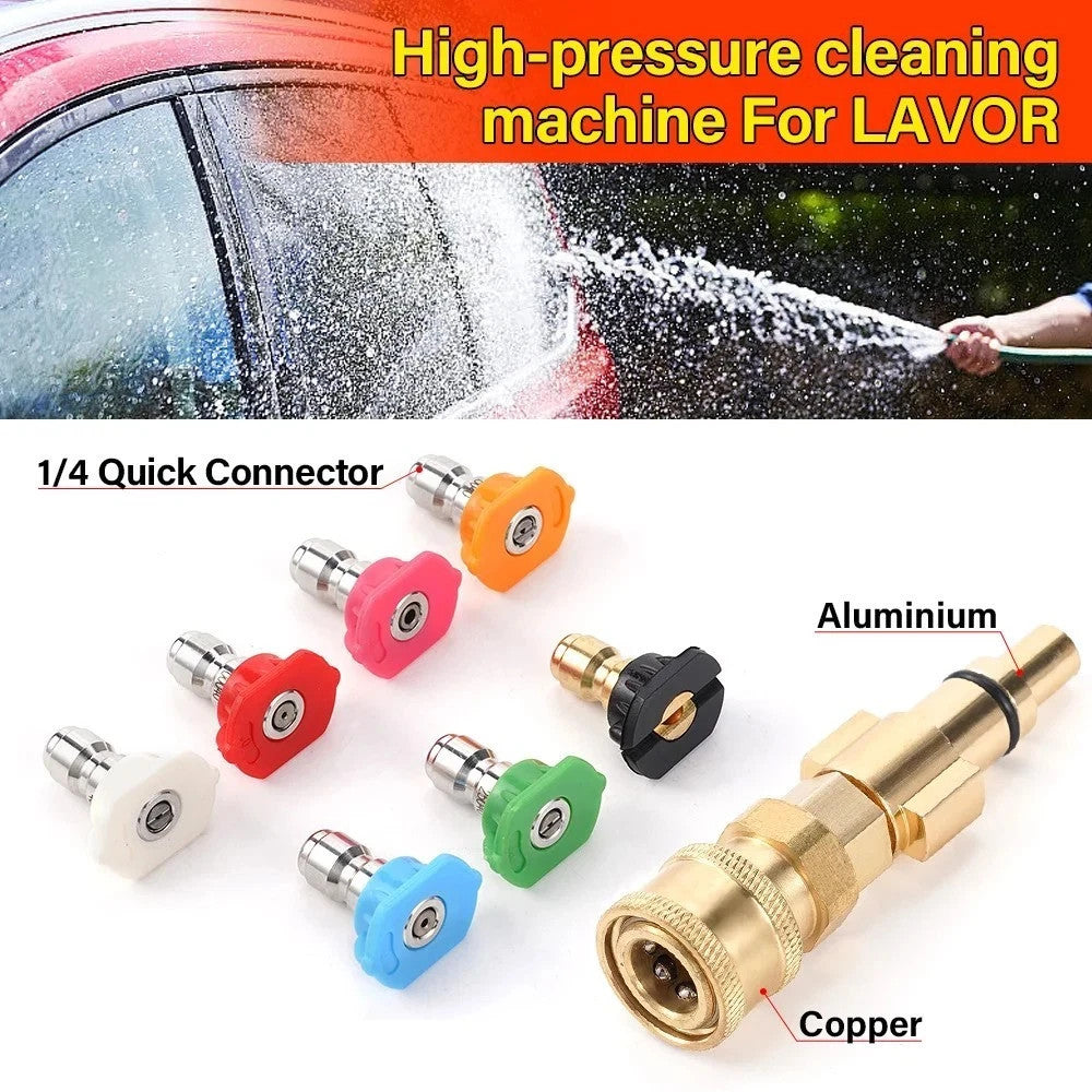 OZITO pressure washer adaptor - 1/4 quick connect adaptor - use foam cannon etc