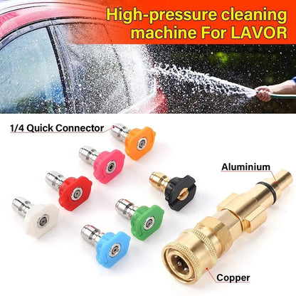 OZITO pressure washer adaptor - 1/4 quick connect adaptor - use foam cannon etc