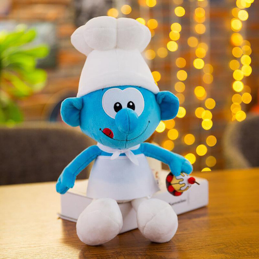 28cm Cute Smurf Cat Plush Toy Soft Stuffed Animal Doll Collectible Kids Gifts AU