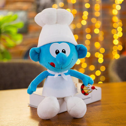 28cm Cute Smurf Cat Plush Toy Soft Stuffed Animal Doll Collectible Kids Gifts AU