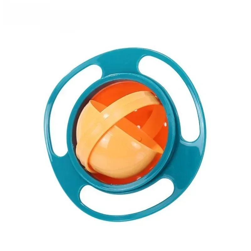Baby Feeding Baby Gyro Bowl Universal 360 Rotate Spill-Proof Bowl+Spoon AU
