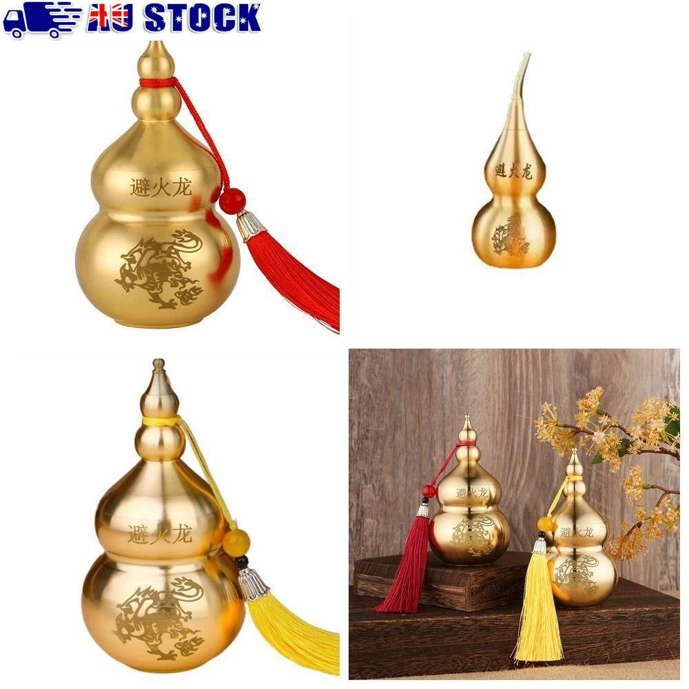 1Pcs Feng Shui Fortune Protection Fire-avoiding Dragon Gourd