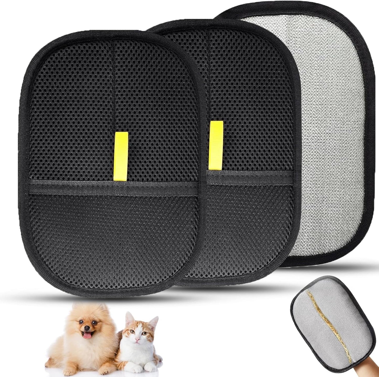 Pet Grooming Gloves Static Dedusting Brush Pet Hair Remover Brush Removing