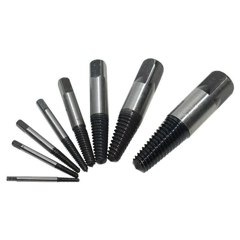 6Pcs Damaged Screw Bolt Extractor Ezy Out Set Easy Broken Screw Remover Kit AU