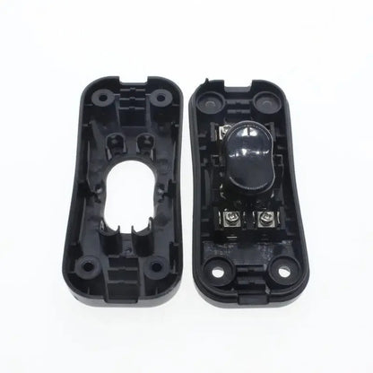 INLINE ON / OFF BLACK ROCKER SWITCH LAMP SPOT LIGHT INLINE CARAVAN