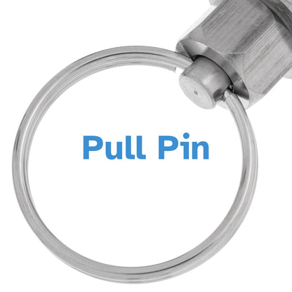 Retractable Indexing Spring Plunger M6 x 4mm Stainless Steel Loaded Pin Bolt