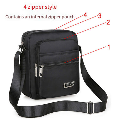 Mens Shoulder Bag Travel Crossbody Messenger Bag Casual Handbag for Men and Boys